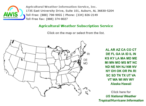 AWIS Weather Services Member Access - 2 months