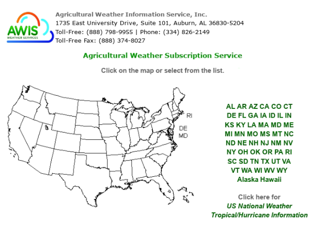 AWIS Weather Services Member Access - 6 months